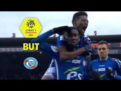 But Jean Eudes AHOLOU (65') / RC Strasbourg Alsace - ESTAC Troyes (2-1)  / 2017-18