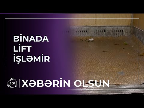 Yeni Günəşli qəsəbəsində yerləşən binada lift işləmir