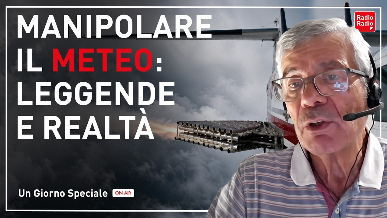 COL. SERGIO PISANI: COME FUNZIONA DAVVERO L'INSEMINAZIONE ARTIFICIALE DELLE NUVOLE