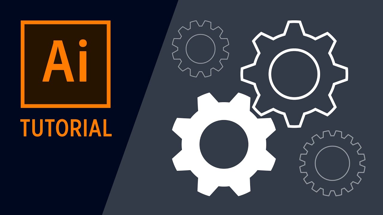 How to make gear wheels in Adobe Illustrator