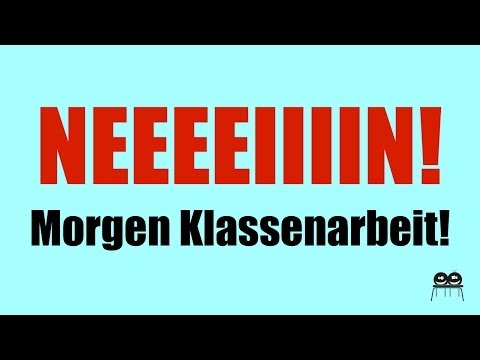 Was tun, wenn man merkt, dass man morgen eine Arbeit schreibt?