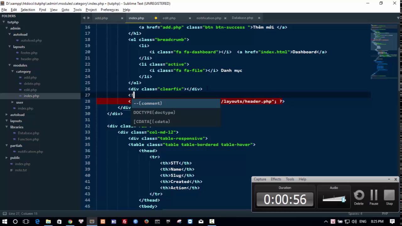 Bài 7: Xây dựng website bán hàng bằng php : Tối ưu lại code