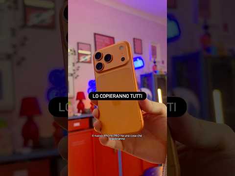 La cosa che TUTTI COPIERANNO da iPhone17 Pro 👌🏻 #apple #iphone #design