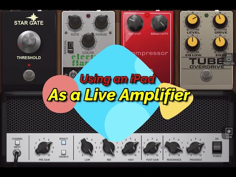 Can an iPad be a Live Guitar Amplifier?