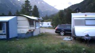 preview picture of video 'Camping a Bernina alatt 1860 méter magasan'