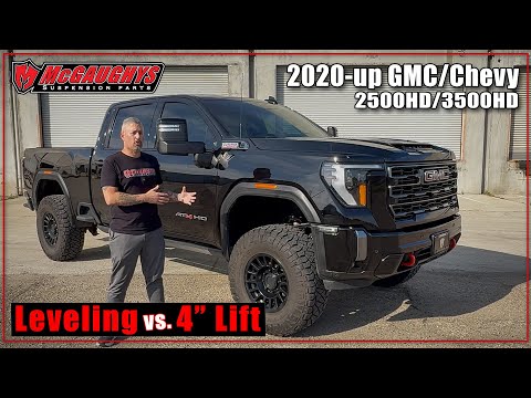 Leveling VS. 4\" McGaughys Lift Kit - 2020+ GM/Chevy 2500HD/3500HD