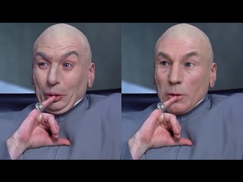 Patrick Stewart stars in Austin Powers as Dr. Evil (Deepfake)
