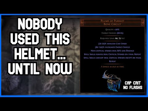 POE 3.15 - Cap Crit WIth Just ONE Item! - This will be my 2nd build MEME OR NOT