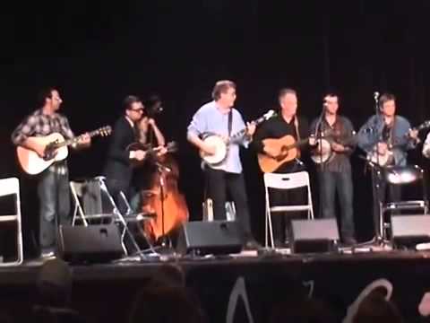 Tony Trischka, Jean Marie Redon, Lluís Gómez, Toni Giménez Banjo finale Festival Al Ras 2010