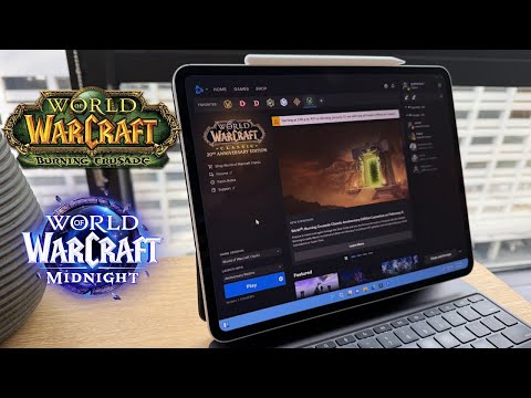 How to play World of Warcraft on iPad in 2026! Just in time for TBC Pre Patch!