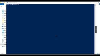 How to open PowerShell window with current folder path
