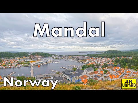 Visit Mandal in Norway - beautiful villages in Norway 4K
