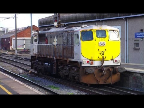 Irish Rail Class 071 (083) Light Engine - Connolly Station, Dublin