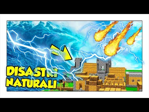 How to Build the Best Disaster-Resistant Houses! - Minecraft ITA