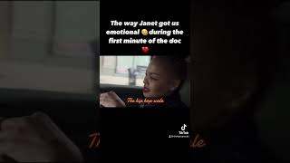 Janet Jackson tear up after seeing a mirror of her brothers ￼#janetjacksondoc #janetjackson #hiphop