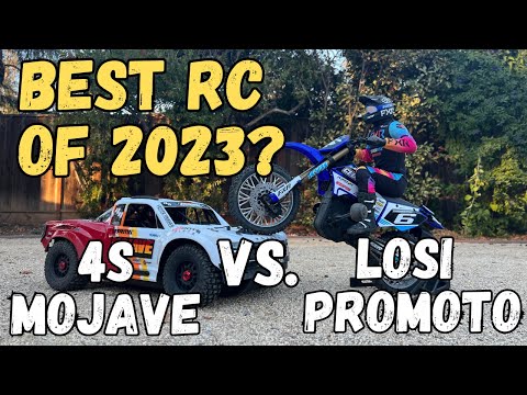 Losi Promoto mx vs. Arrma Mojave 4s - rc motorcycle the best rc of 2023?