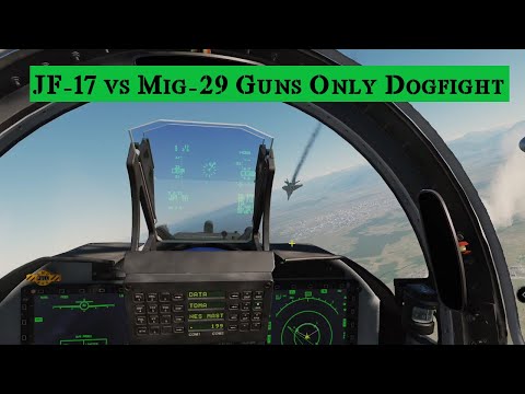 JF-17 Thunder vs Mig 29 Fulcrum Dogfight DCS