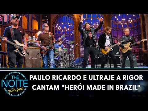 Paulo Ricardo e Ultraje a Rigor cantam "Herói Made In Brazil" | The Noite (06/10/22)