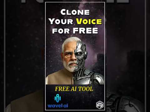 Clone Your Voice for FREE Using AI | Voice Cloning | Wavel AI #ai #voicecloning #aiart