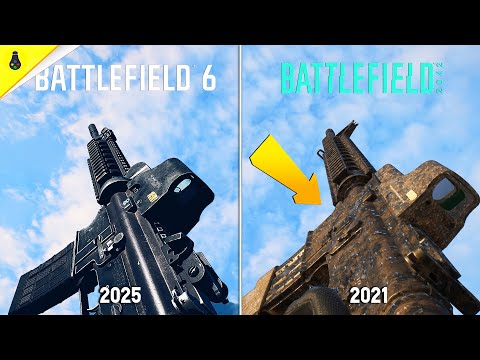 Battlefield 6 vs Battlefield 2042 - Details and Physics Comparison