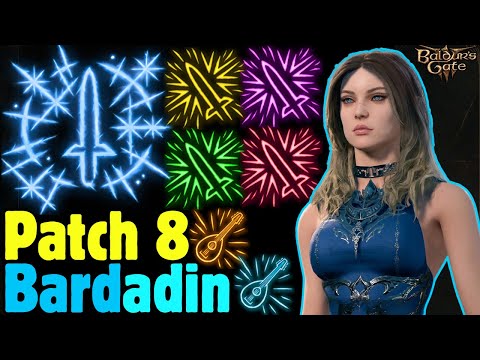 MOST OP Paladin Sword Bard Build in Baldur's Gate 3 Patch 8