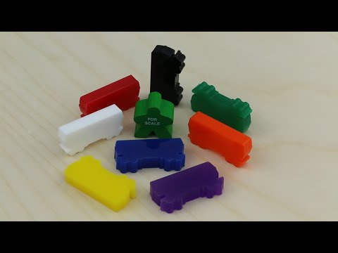 Acrylic Train, Tank Car, Blue video