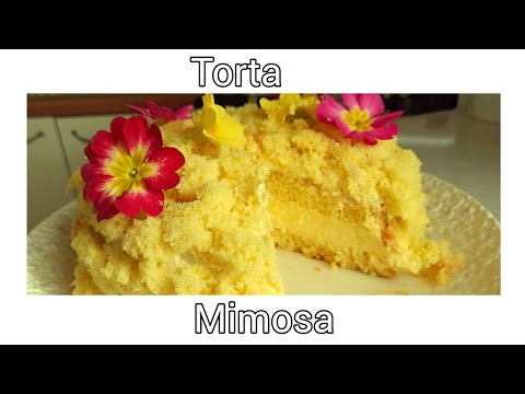 Un batuffolo di soffice pan di spagna e crema mousseline. #tortamimosa