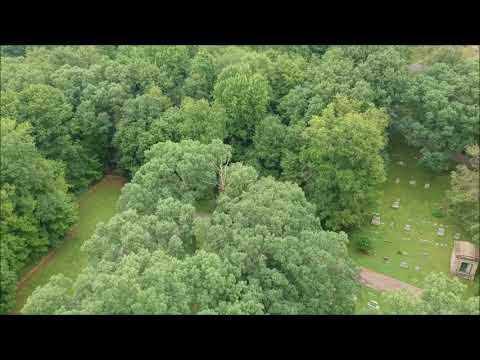 Flyovers of Dunmore Cemetery, Valley View Football Field, and Valley Library.