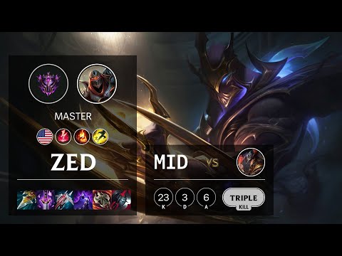 Zed Mid vs Twisted Fate - NA Master Patch 11.3