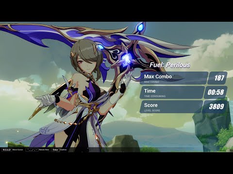 [Honkai Impact 3] - Red Lotus Abyss 396D, SPA (SS) no elf vs AKA 809pts