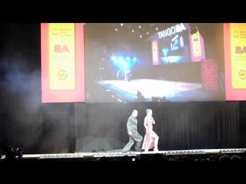 【アルゼンチン便り】タンゴショー部門２０１４年優勝者の演技JUAN MALIZIA ＆ MANUELA ROSSI＠BA Tango mundiale
