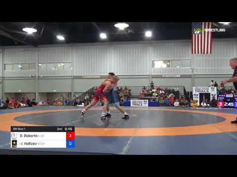 2018 Senior Greco Roman WTT/Greco Roman 60 RR Rnd 1 - Dalton Roberts (NYAC) Vs. Ildar Hafizov (WCA