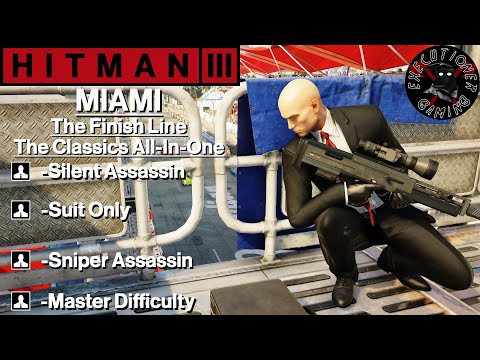 Hitman 3: Miami - The Finish Line - The Classics All-In-One - Master Difficulty