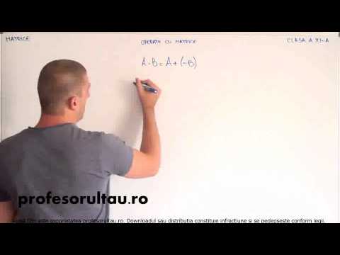 21   Matrice   operatii cu matrice   partea 4 - profesorultau.ro