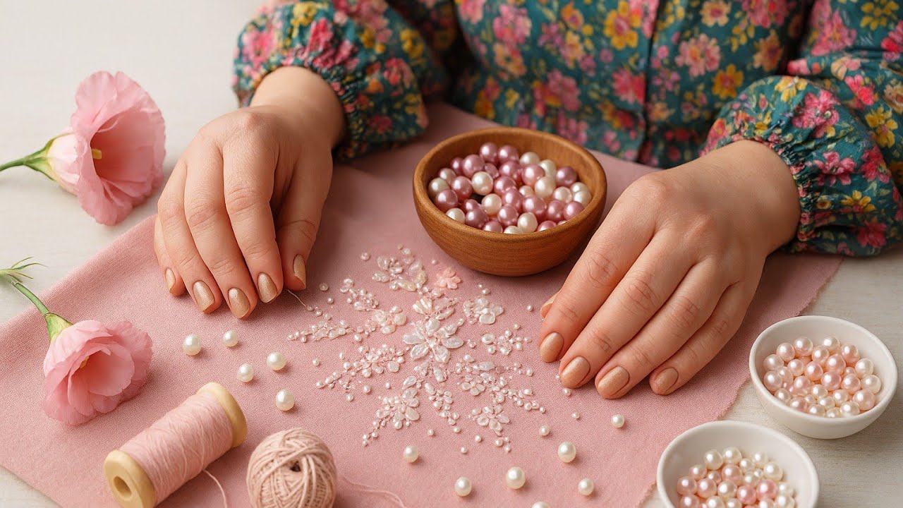 What do you think can be made with these beautiful pearls? 🤔🤔🤔