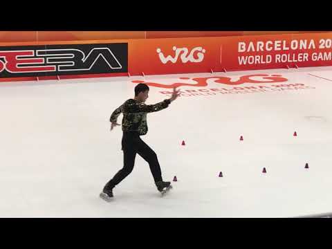 2019WRG Inline Freestyle Classic Slalom JRM Qualification G2 1st Place Gu Kun Qi(CHN)