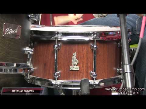 Video Demo: Brady Jarrah Block Snare Drum 6.5x14 - Natural Satin