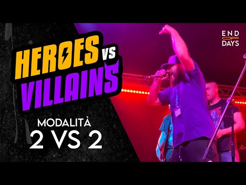 Frenk & Redrum vs Snake & Efsi9 - 2 vs 2 - HEROES VS VILLAINS