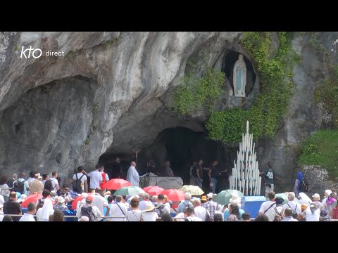 Chapelet du 22 juillet 2023 à Lourdes