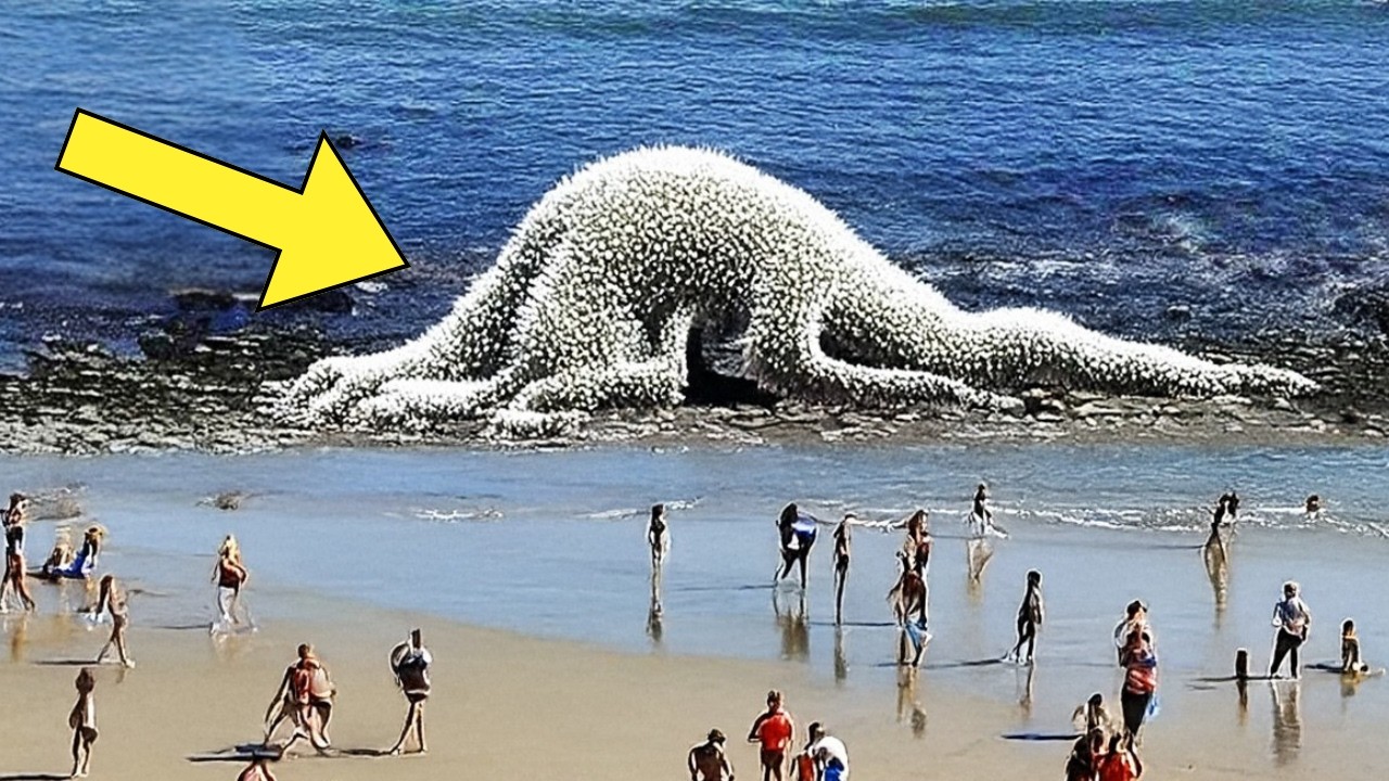 Beachgoers STUNNED By Terrifying Creature On Shore