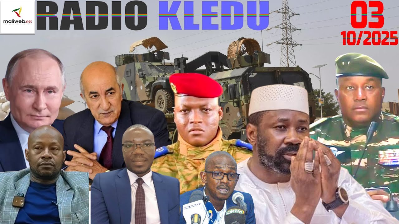 La Revue de Presse de la RADIO KLEDU du 03 octobre 2025