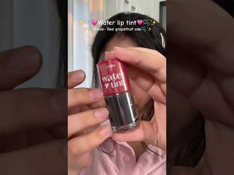 Water lip tint | Etude house shade- Red grapefruit ade💗🫧✨ #liptint #red #lips