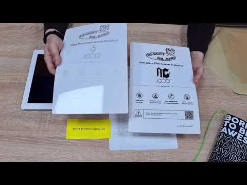SMART iSLAND. Как правильно установить гидрогелевую защитную плёнку на любой планшет!