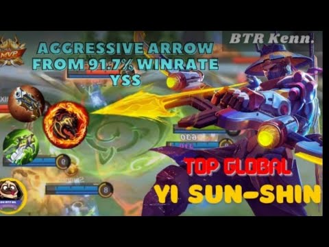 BTR Kenn Yi Sun Shin Gameplay | Best Item Build | Top Global YSS MLBB