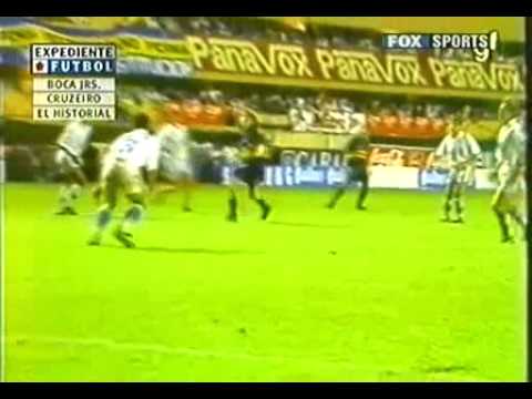 Boca Juniors/ARG 1 x 2 Cruzeiro pela fase de Grupos da Libertadores 1994 - Compacto (16/03/1994)