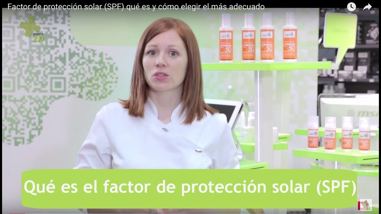 Factor de protección solar (SPF) qué es y cómo elegir el más adecuado
