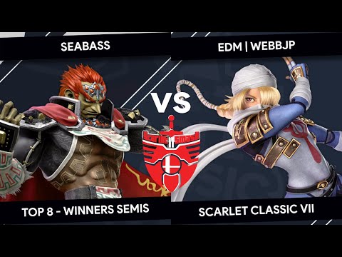 Scarlet Classic VII - SeaBass (Ganondorf) vs WebbJP (Sheik) - Top 8 - Winners Semis