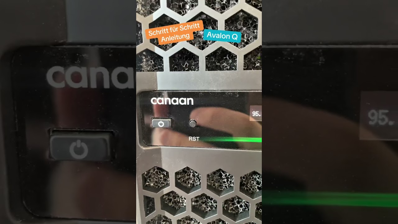 Der schnellste und leiseste Miner fürs Zuhause - Schritt für Schritt Anleitung Avalon Q 90