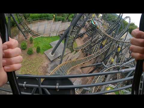 The Smiler 4K 60fps- Alton Towers - Front Row