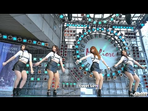 170326 댄스팀 스윗걸 (Sweet Girl) - I Like That (씨스타) @ 동대문 밀리오레 직캠 By SSoLEE